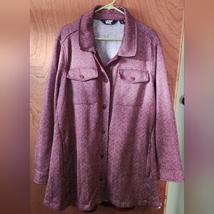 Women's Pink Herringbone Jacket